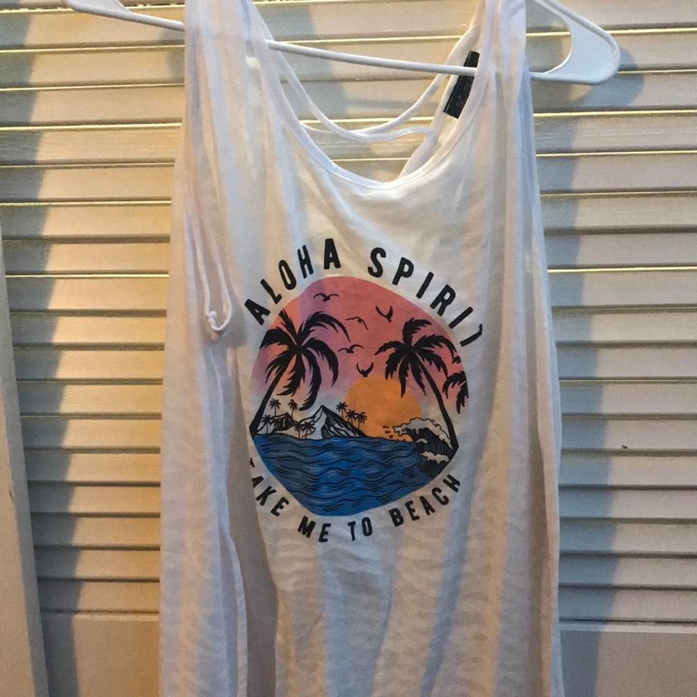 white tank top 2X